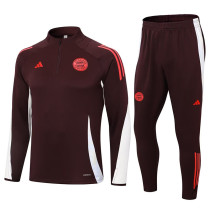 24/25 Bayern Deep Purple Half Pull Tracksuit  (半拉链)