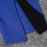 24/25 BAR Blue Blue  Kids Half Pull Tracksuit  (童装、半拉链)