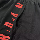 24/25 New JORDAN Black Quarter shorts(飞人、红标\边）