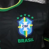 22/23 Brazil Black Peace Dove Special Edition  Player Version Soccer Jersey