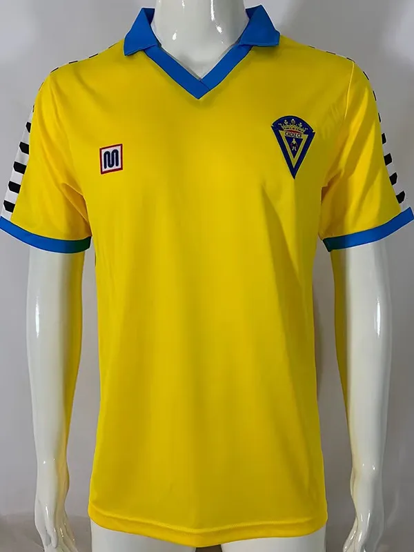 1983/1984 Cadiz Home  Retro  Soccer Jersey
