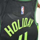 24/25 CELTICS HOLIDAY #4City Edition Top Quality Hot Pressing Retro NBA Jersey