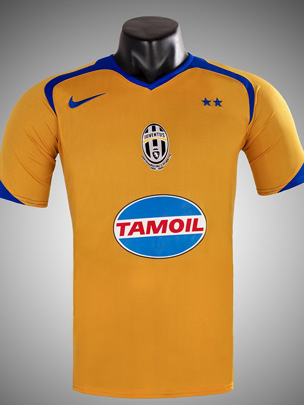 2005/2006 JUV Third Yellow Retro Soccer Jersey(两星)