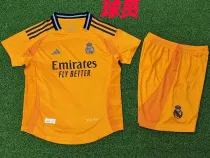 24/25 RMA Away Kids Player Version Soccer Jersey