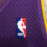2001 LAKERS BRYANT #8 Purple Retro Top Quality Hot Pressing NBA Jersey(V领)