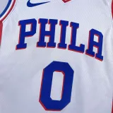 22/23 76ERS MAXEY #0 White Top Quality Hot Pressing NBA Jersey