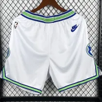 23/24 Timberwolves  White  Top Quality Retro NBA Pants