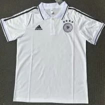 21/23 Germany White Classic Polo Short Sleeve