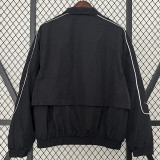 2024 New NK Black Windbreaker（黑色、白边线）