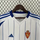 24/25 Zaragoza  Home Fans Soccer Jersey