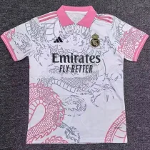25/26 RMA Pink White Dragon  Polo Shirts