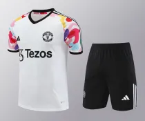 24/25 Man Utd White Training Short Suit