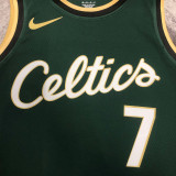 22/23 Celtics BROWN #7 Green City Edition Top Quality Hot Pressing NBA Jersey