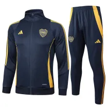 25/26  Boca Juniors Dark Grey Jacket Tracksuit#A831