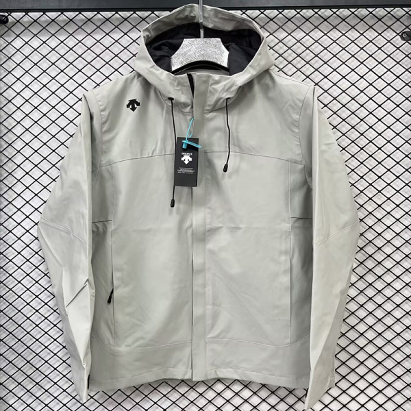 24/25 F703 Disant White Single Layer Windbreaker(连帽冲锋衣）