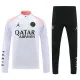 24/25  PSG White  Half Pull Tracksuit  (半拉链)