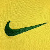 1998 Brazil Home Long Sleeve Retro Soccer Jersey