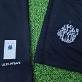 24/25 Marseille 125th Anniversary Edition Black  Kids  Player Version Soccer Jersey
