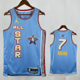24/25 ALL-STAR BROWN # 7 Light  Blue Top Quality Hot Pressing NBA Jersey