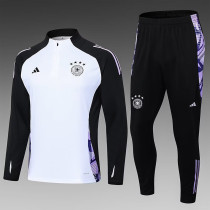 24/25  Germany White Half Pull Tracksuit  (半拉链)