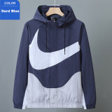 2025 New NK Dard Blue Hooded Windbreaker