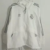 25/26  RMA White Hooded Windbreaker