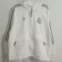 25/26  RMA White Hooded Windbreaker