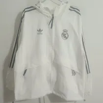 25/26  RMA White Hooded Windbreaker