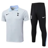 24/25 TOT White Grey Polo Collar Pants Set(C1116)