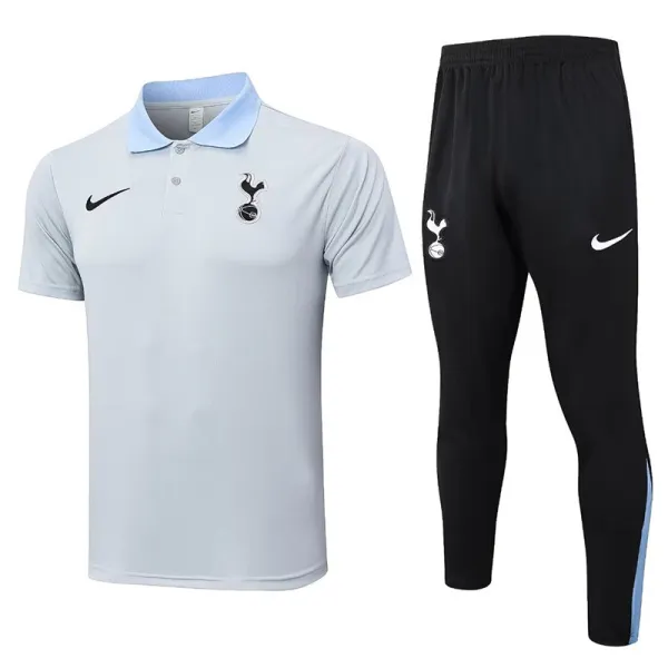 24/25 TOT White Grey Polo Collar Pants Set(C1116)