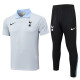 24/25 TOT White Grey Polo Collar Pants Set(C1116)