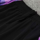24/25 Germany Black Training Shorts Pants(紫边）