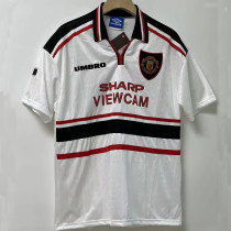 1998/1999 Man Utd Away  Retro Soccer Jersey