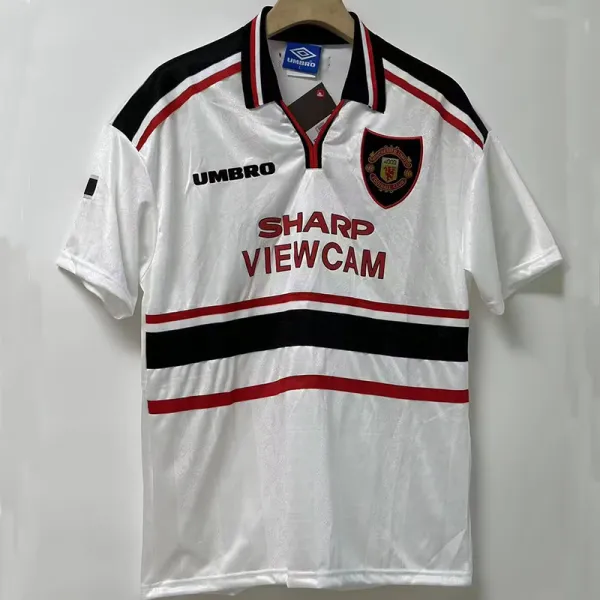 1998/1999 Man Utd Away  Retro Soccer Jersey