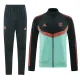25/26  Bayern Black Green Jacket Tracksuit 03