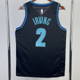 22/23 Dallas Mavericks IRVING #2 Blue Black Top Quality Hot Pressing NBA Jersey