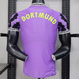 25/26 Dortmund Goalkeeper Purple Player Version Soccer Jersey