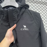 24/25 F705 CAMEL Black Single Layer Hooded Windbreaker (连帽）