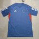 24/25 Cruzeiro Light Blue Training shirts（V领）