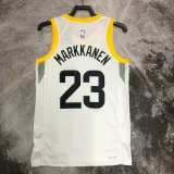 22/23 JAZZ MARKKANEN #23 White Top Quality Hot Pressing NBA Jersey