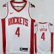 22/23 ROCKETS GREEN #4 White City Edition Home Top Quality Hot Pressing NBA Jersey