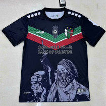 22/23 Palestino Deportivo Black Head Portrait Special Edition Fans Soccer Jersey