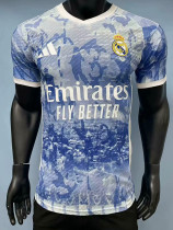24/25 RMA  Blue White Player Version Training Shirts