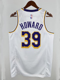 Lakers HOWARD # 39 White Top Quality Hot Pressing NBA Jersey