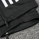 24/25 Man Utd Red Blue Black Puzzle Kids Half Pull Tracksuit  (童装、半拉链)