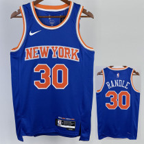 22/23 KNICKS RANDLE #30 Blue Top Quality Hot Pressing NBA Jersey