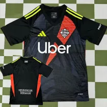 24/25 Como Black Goalkeeper Fans Soccer Jersey