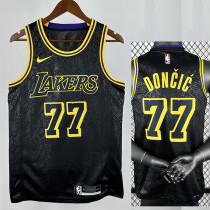 LAKERS DONCIC#77 Snake's Skin Top Quality Hot Pressing NBA Jersey
