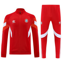 25/26  Bayern Red Jacket Tracksuit