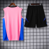 24/25 Man Utd  Pink Tank top and shorts suit